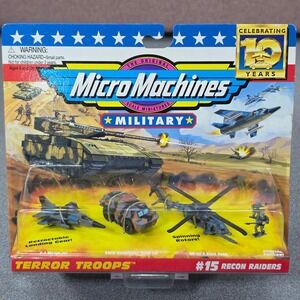 Micro Machines Military Recon Raiders #15 Set NIP Camo New Terror Troops Galoob